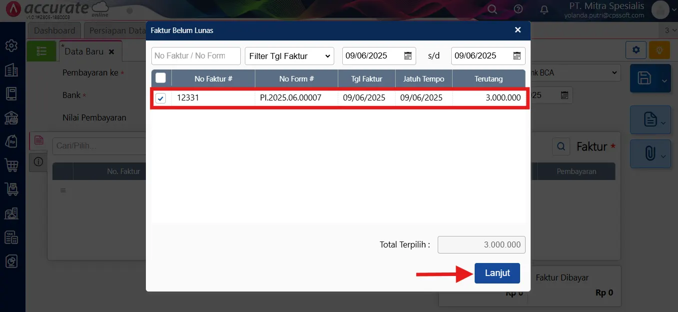 Cara mencatat pembelian aset tetap melalui faktur pembelian